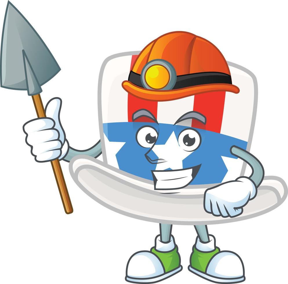 Uncle Sam Hat Icon Design vector