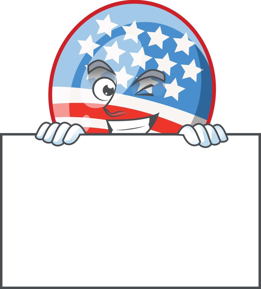 USA Stripes Balloon Icon Design vector