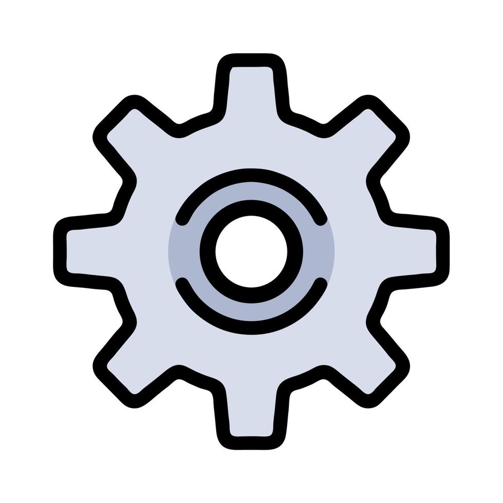 Illustration Vector Graphic of configuration, gear, settings icon