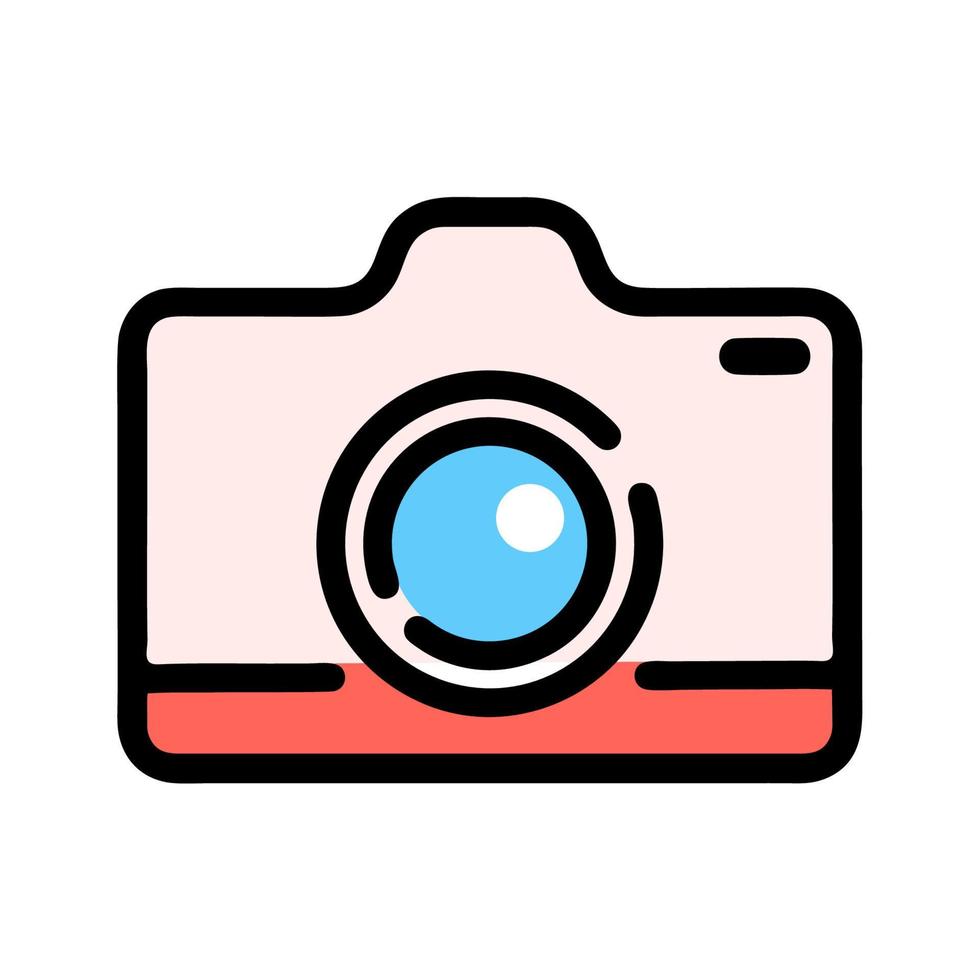 Illustration Vector Graphic of camera image, photo, photography icon