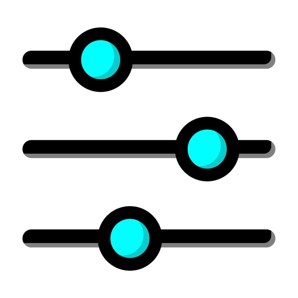 Illustration Vector Graphic of filtering sort, filter icon.eps