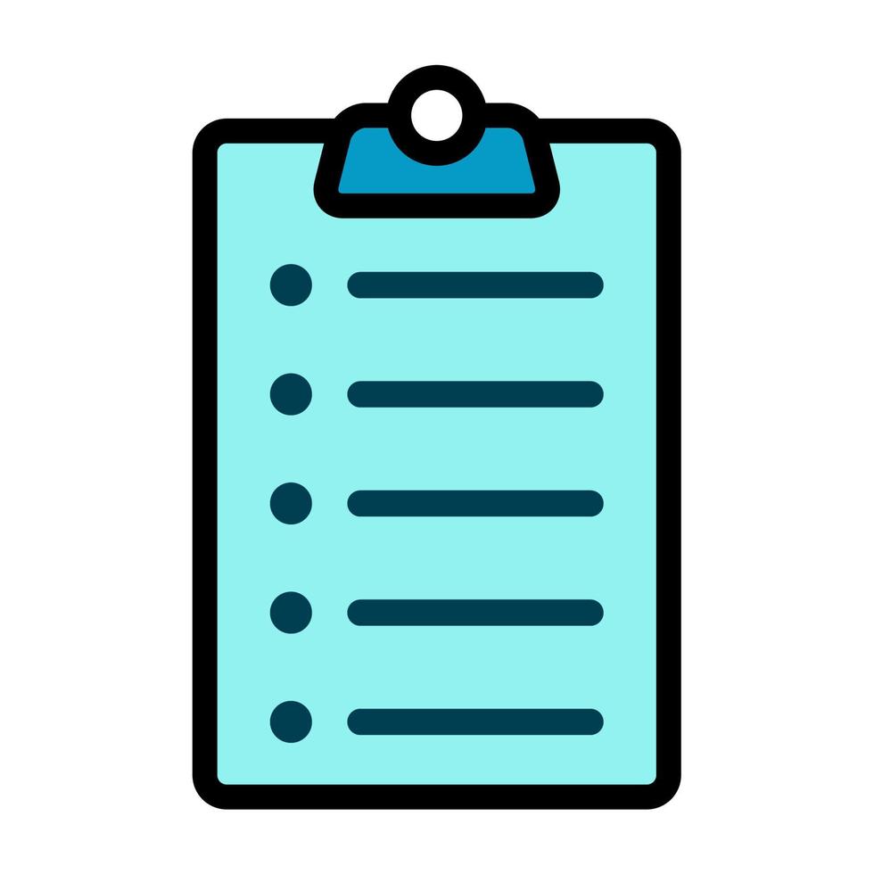 Illustration Vector Graphic of list, checklist icon