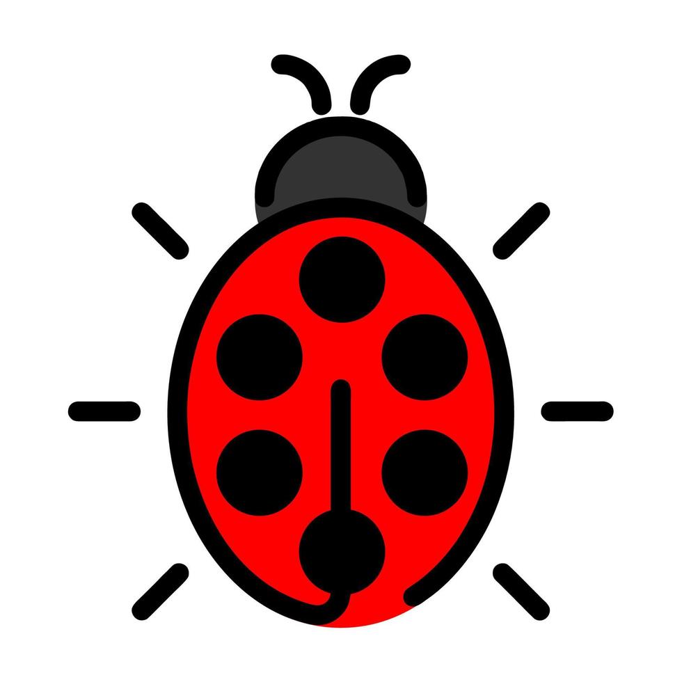 Illustration Vector Graphic of bug, insect, beetle icon.eps