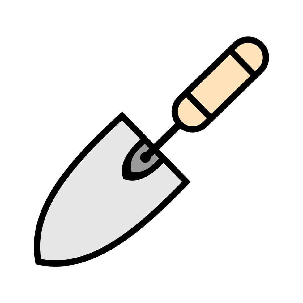 Illustration Vector Graphic of trowel cement, equipment construction, work icon