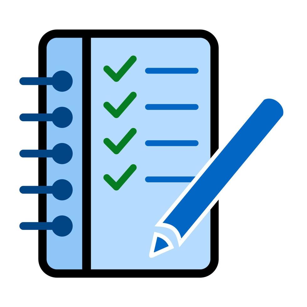 Illustration Vector Graphic of list, checklist icon