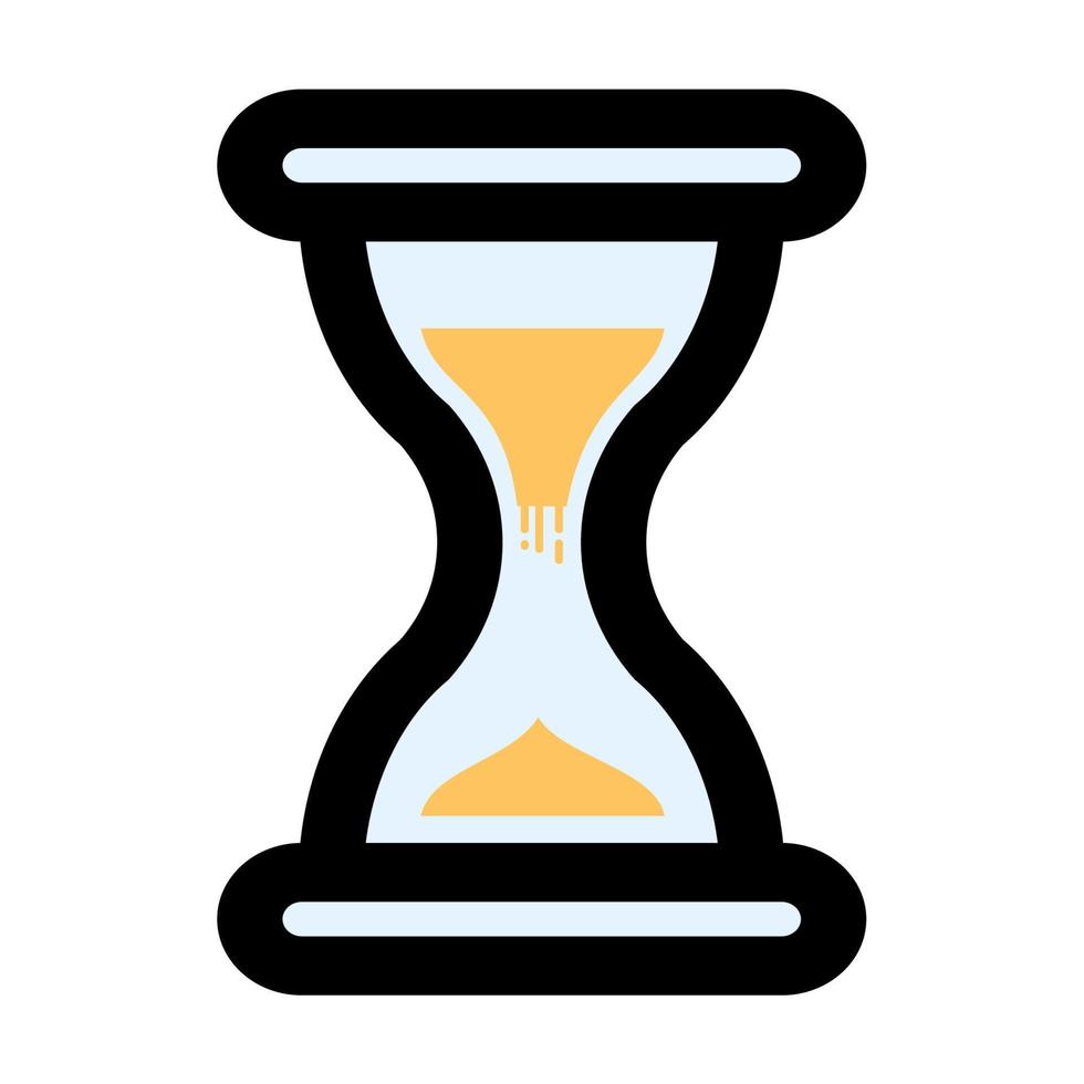 Illustration Vector Graphic of hourglass time, hour icon.eps