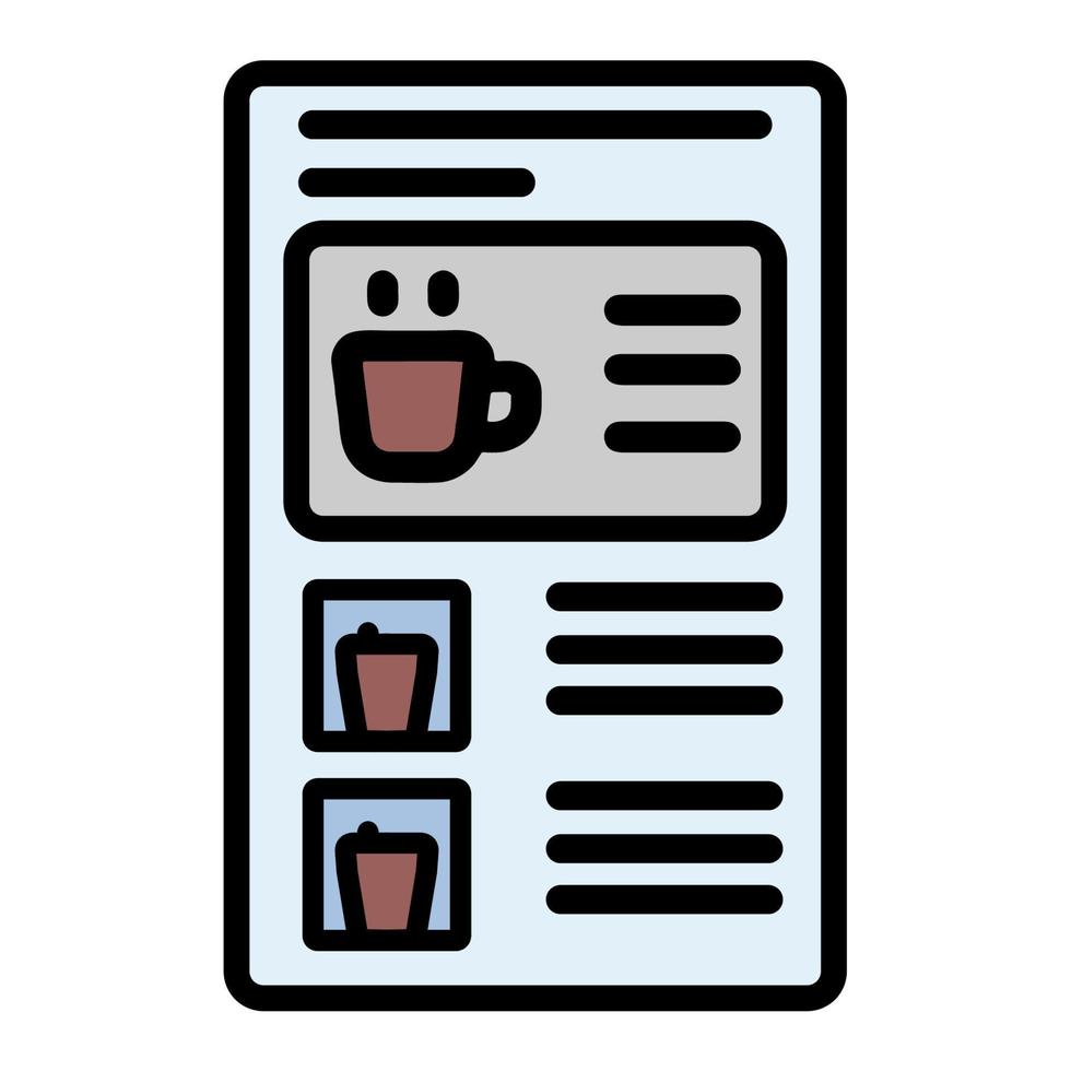 ilustración vector gráfico de en línea comercio, comercio electrónico, tienda restaurante, bebidas menú icono