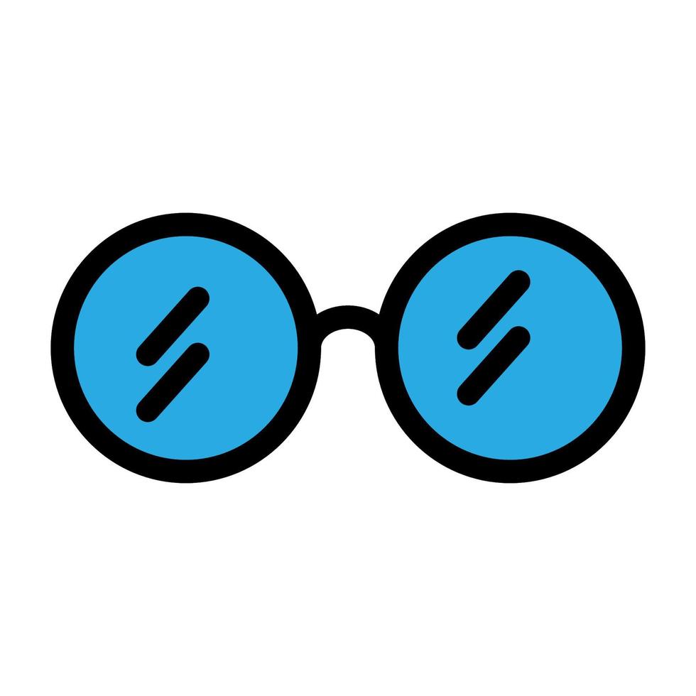 Glasses line icon isolated on white background. Black flat thin icon on modern outline style. Linear symbol and editable stroke. Simple and pixel perfect stroke vector illustration.