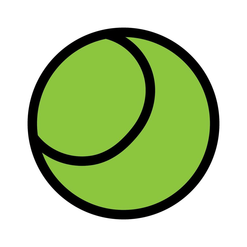 Tennis ball line icon isolated on white background. Black flat thin icon on modern outline style. Linear symbol and editable stroke. Simple and pixel perfect stroke vector illustration