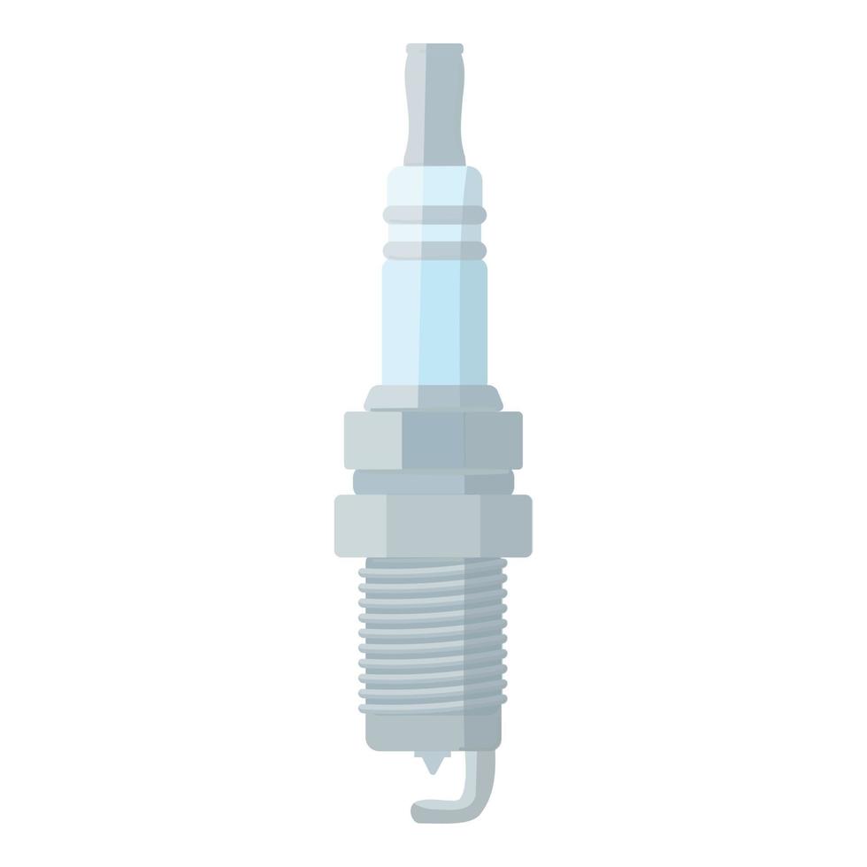 Spark plug icon cartoon vector. Car part vector