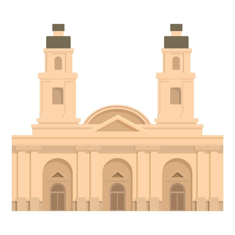 Chile Iglesia icono dibujos animados vector. nacional cultura vector