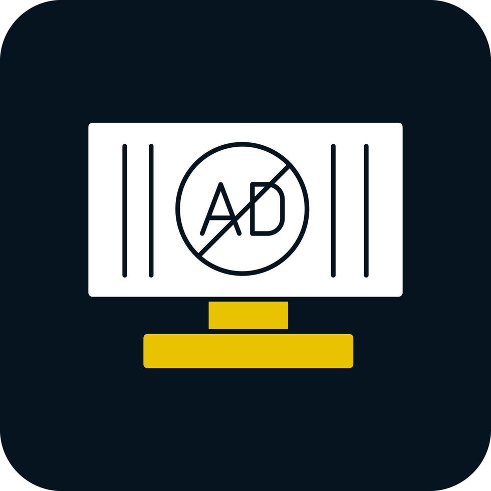 Ad Blocker Vector Icon Design