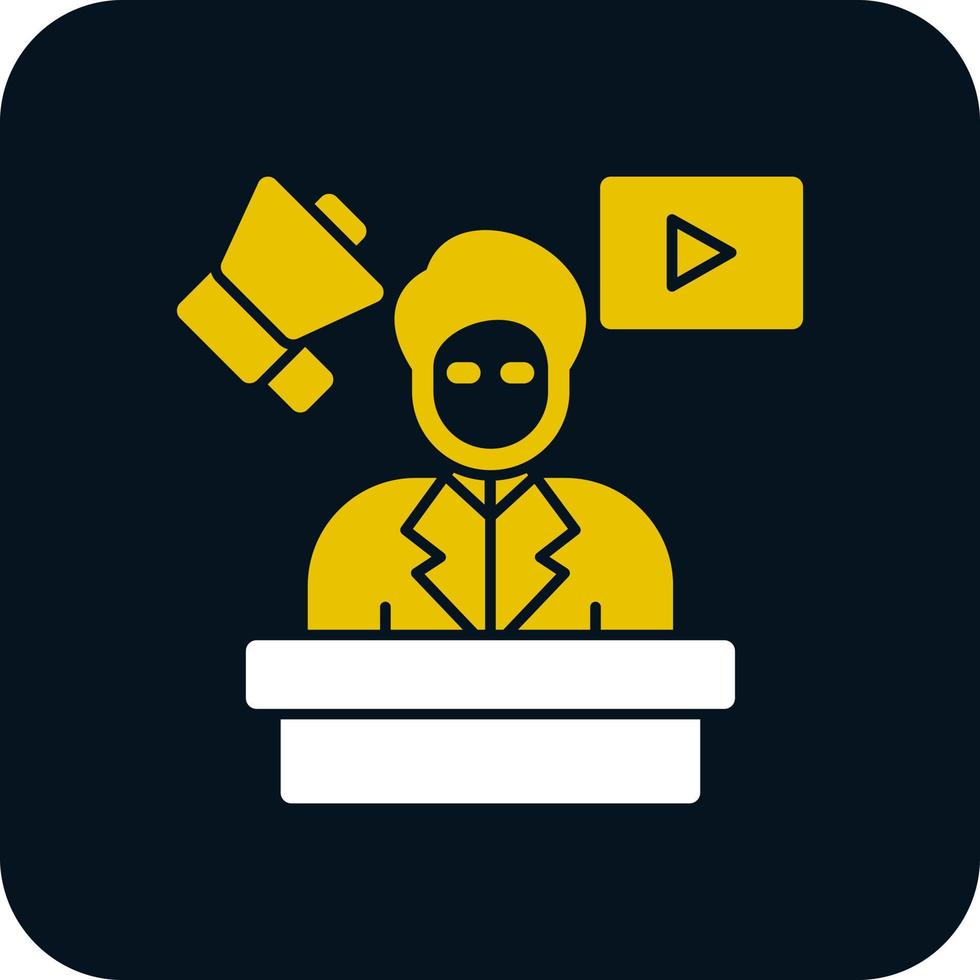 Media Director Vector Icon Design