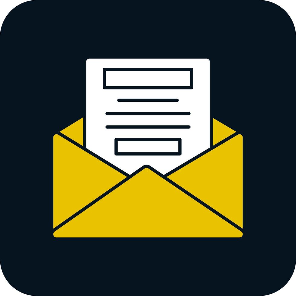 Newsletter Vector Icon Design