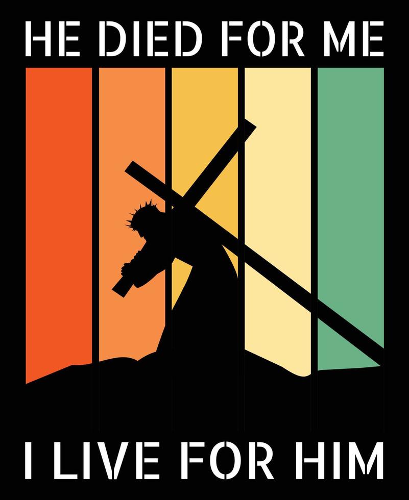 Jesus Christ carrying cross, christian background with text vector