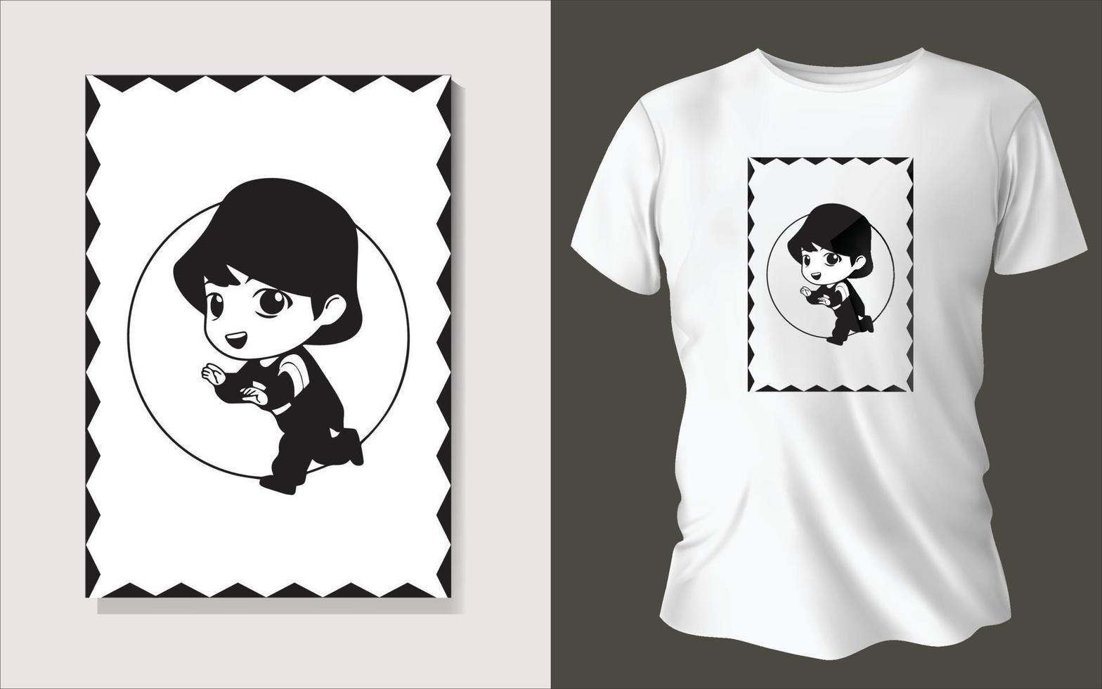 Tee shirt design vector