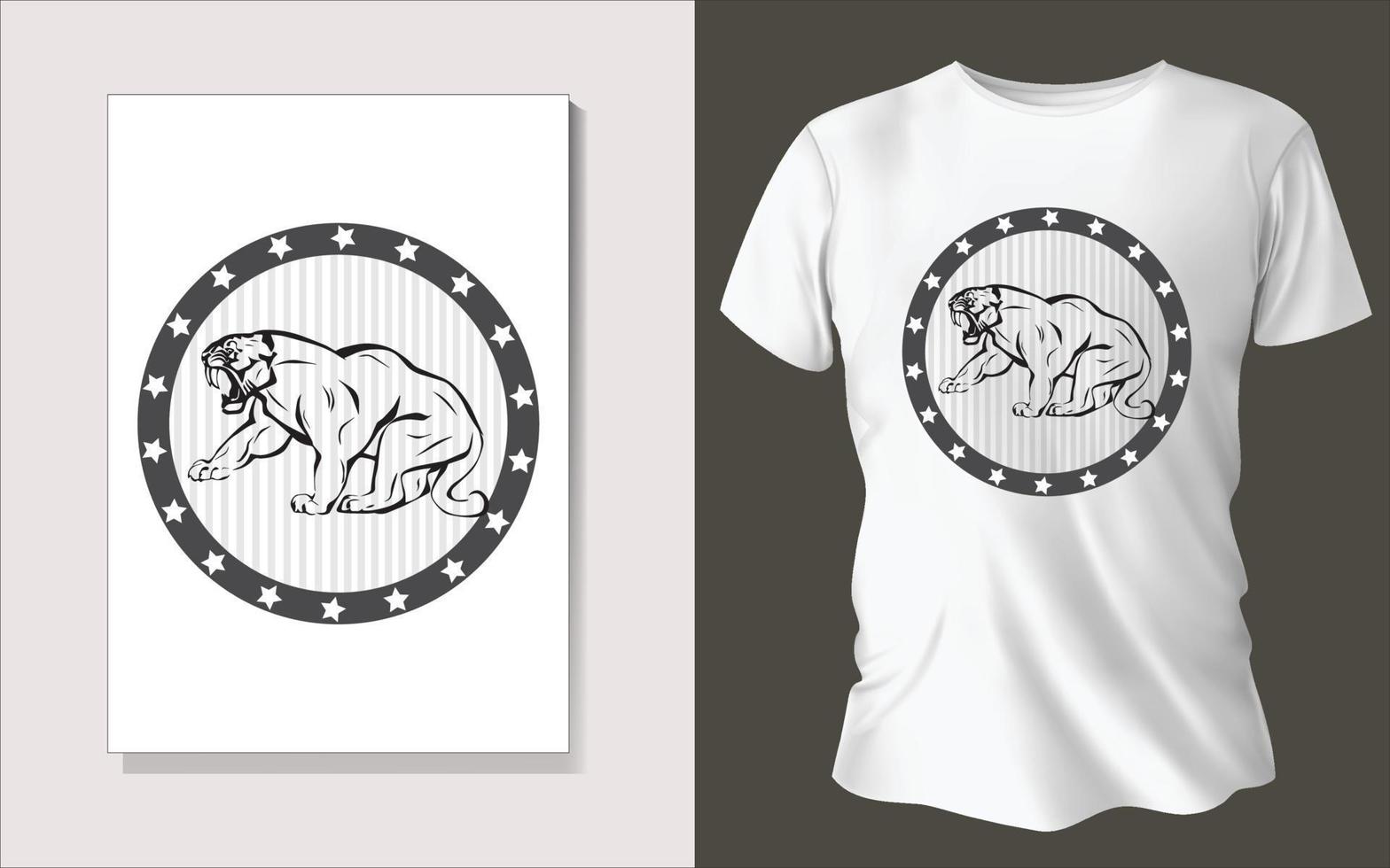 Black and white tee shirt design vector