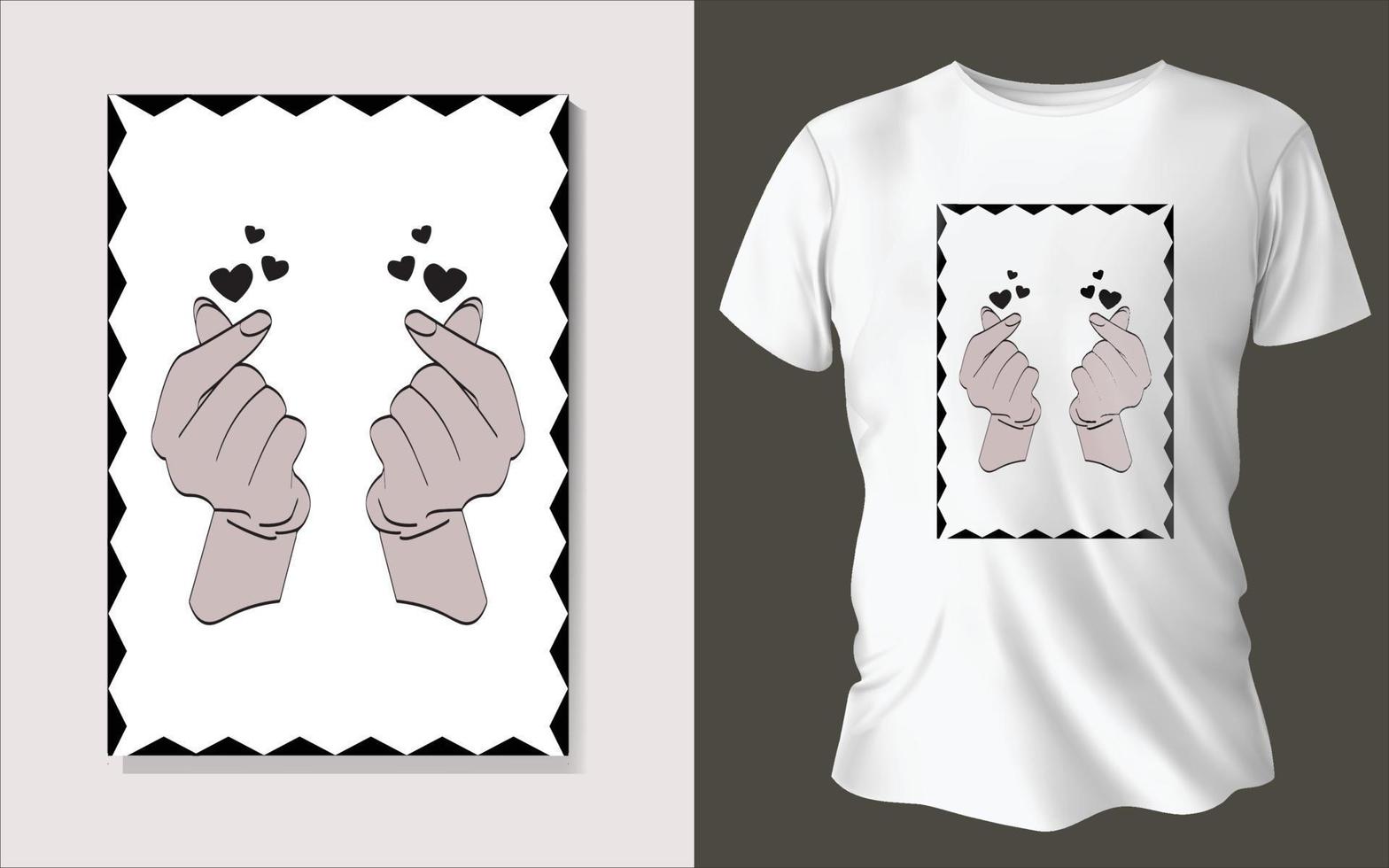 Tee shirt design vector