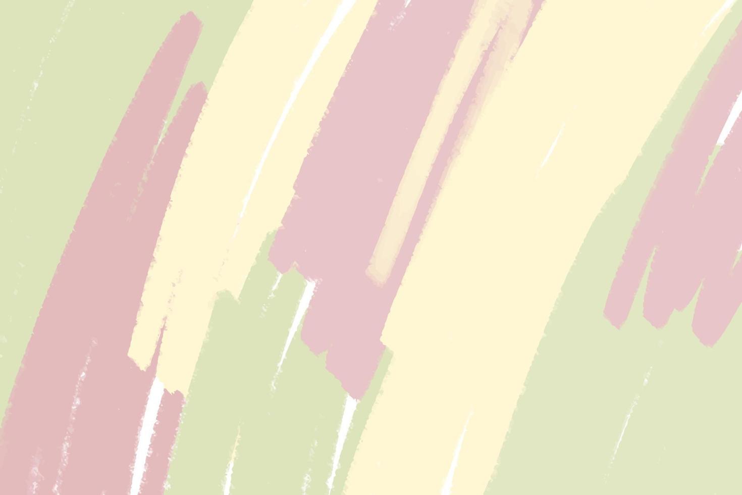 Delicate background with charcoal strokes in pastel colors, red and green, vector