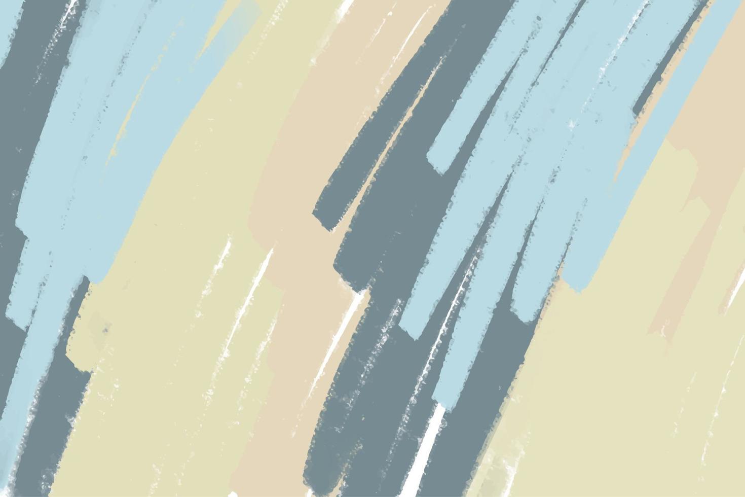 Background with charcoal strokes in pastel colors, blue and beige color, vector