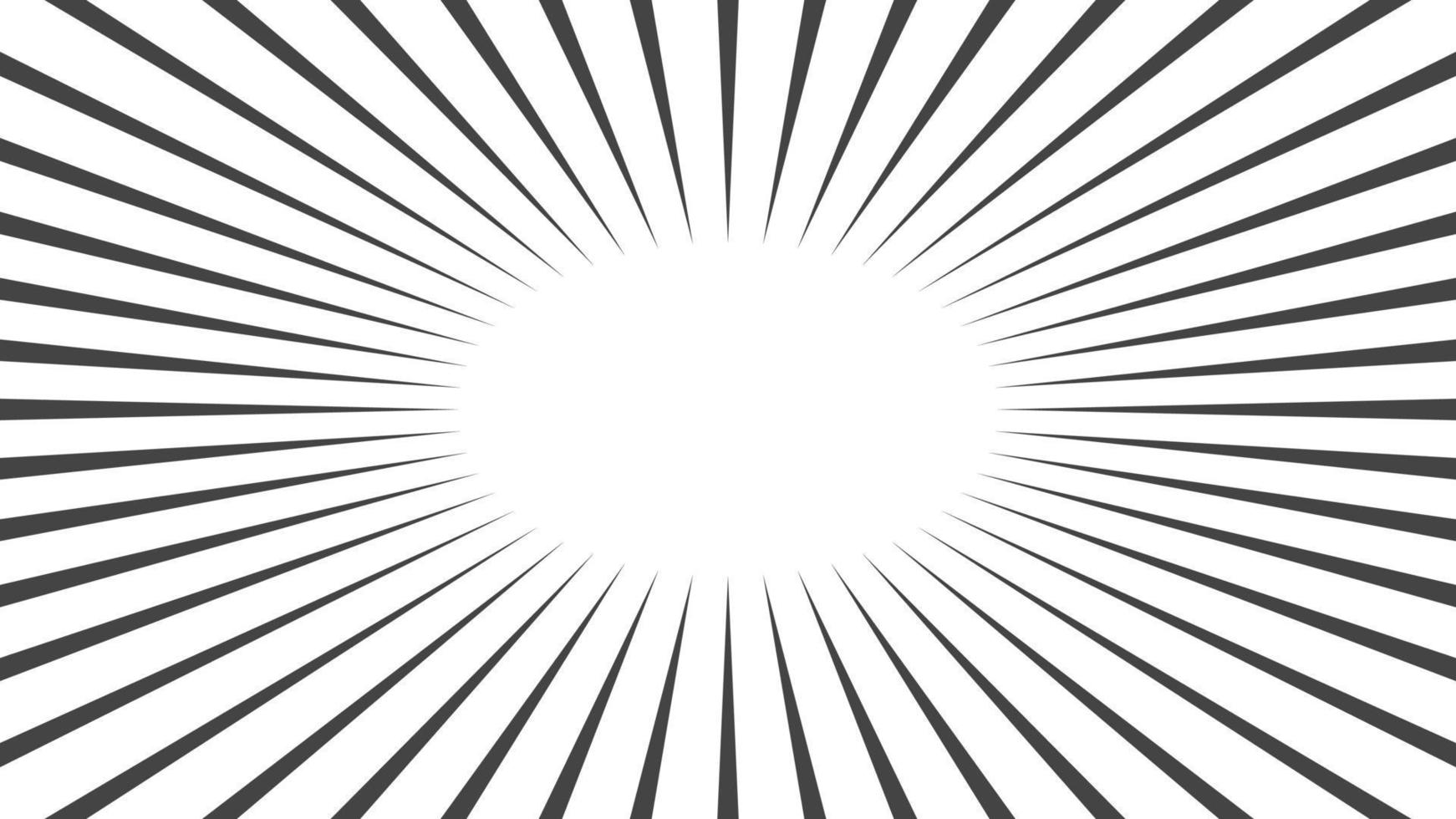 Effect zoom focus, fight background frame, book light cartoon line vector