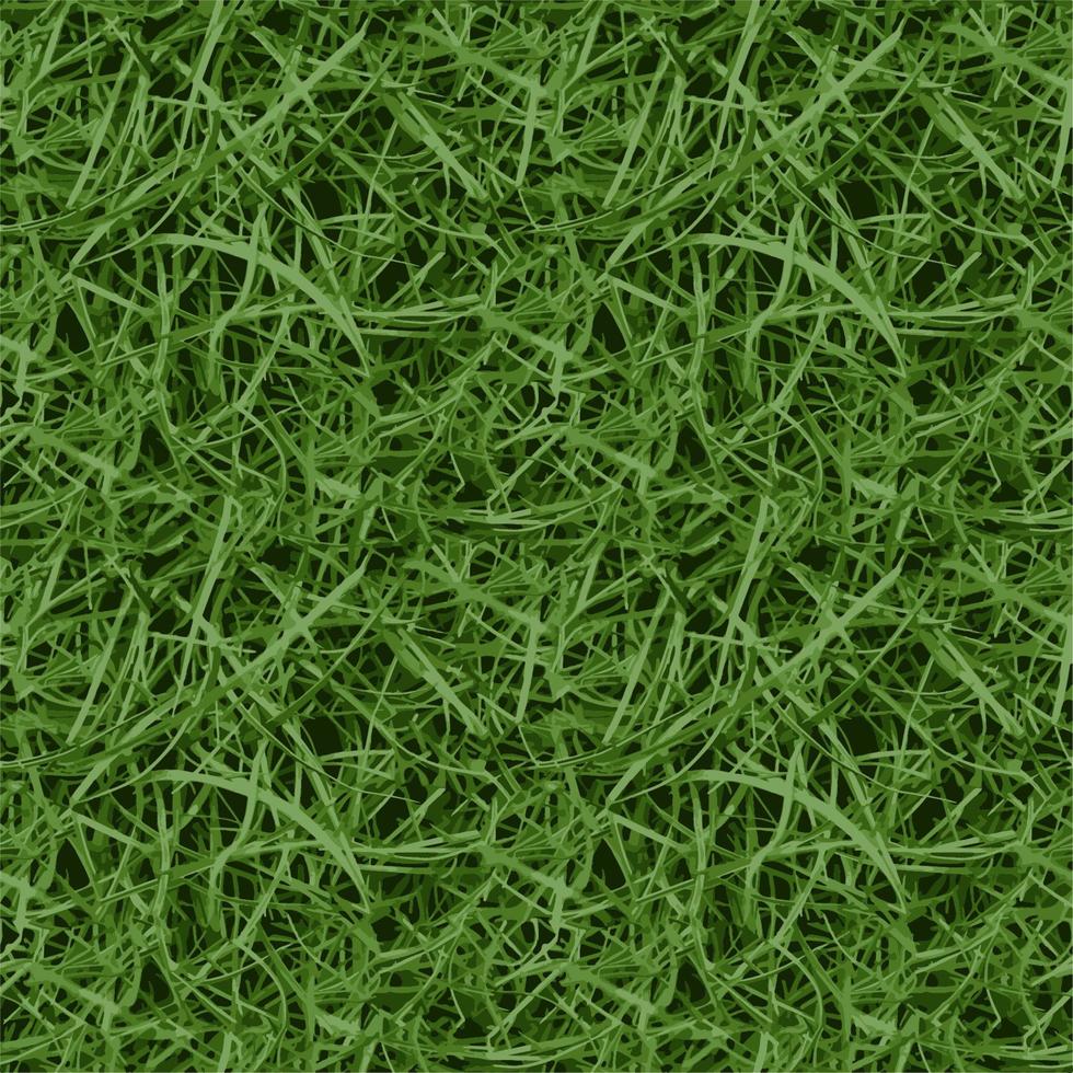 Seamless green grass close-up vector background texture green grass