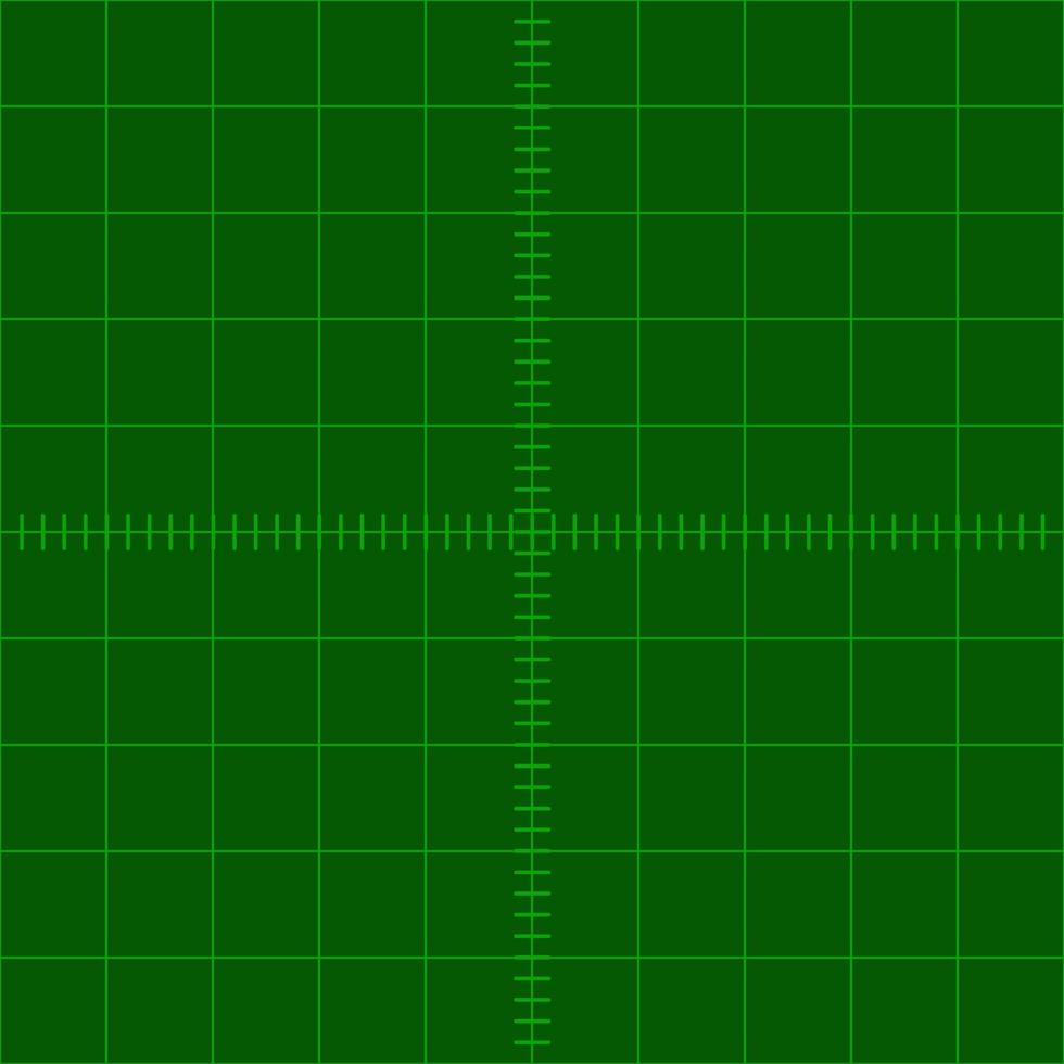 Oscilloscope screen technology, flat grid for engineering measurements lab vector
