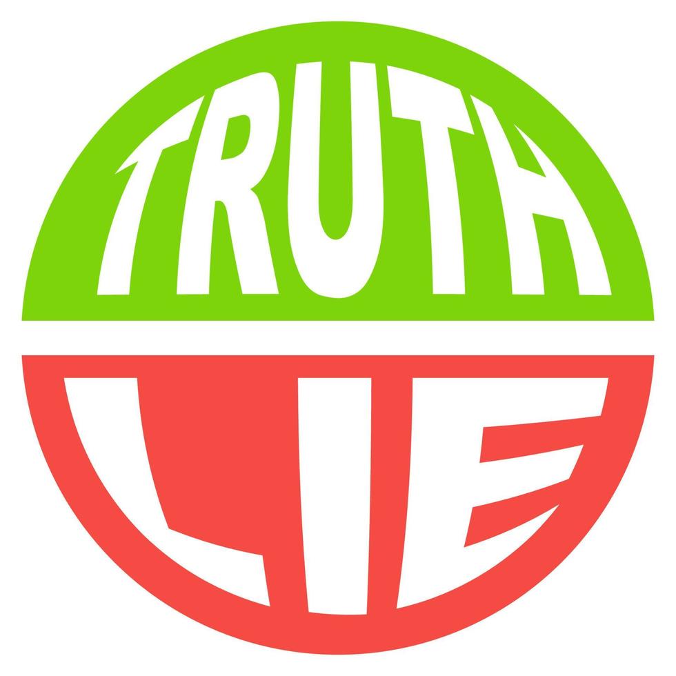 Lie detector gauge icon, truth misinformation polygraph power vector