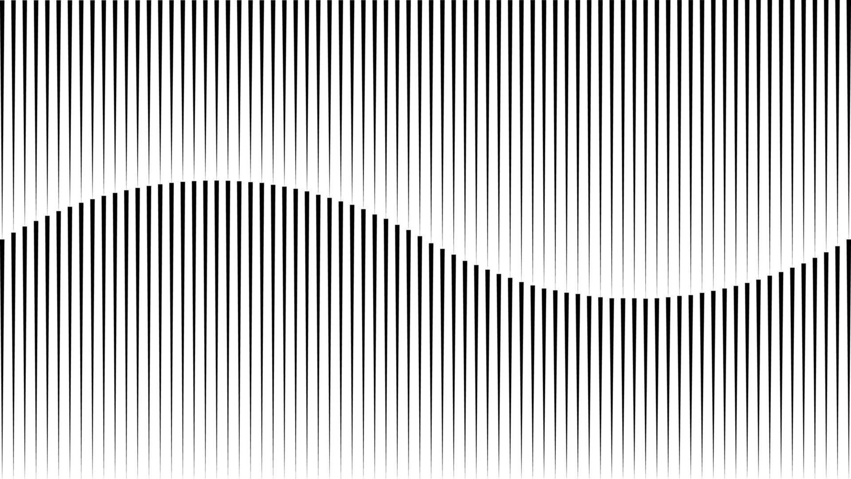 línea vertical espejismo ola, sin costura modelo liso, resumen óptico antecedentes vector