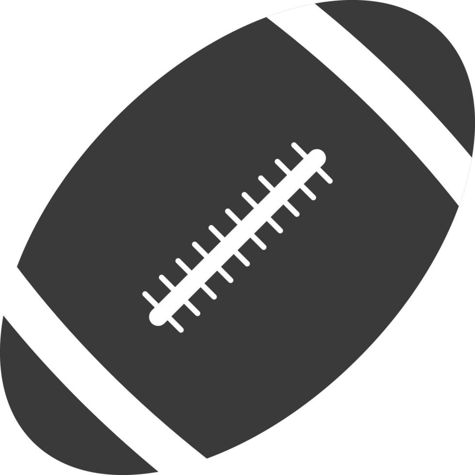 Oval Ball for playing Rugby American football game vector