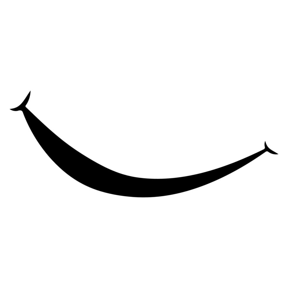 Smirk cartoon face, character graphic comic, funny lips mouth emoji vector