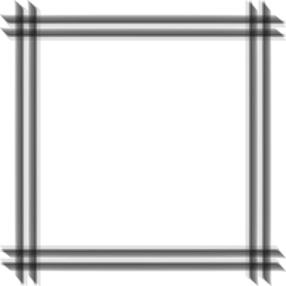 Abstract blurred no focus photo frame, vector square frame no focus