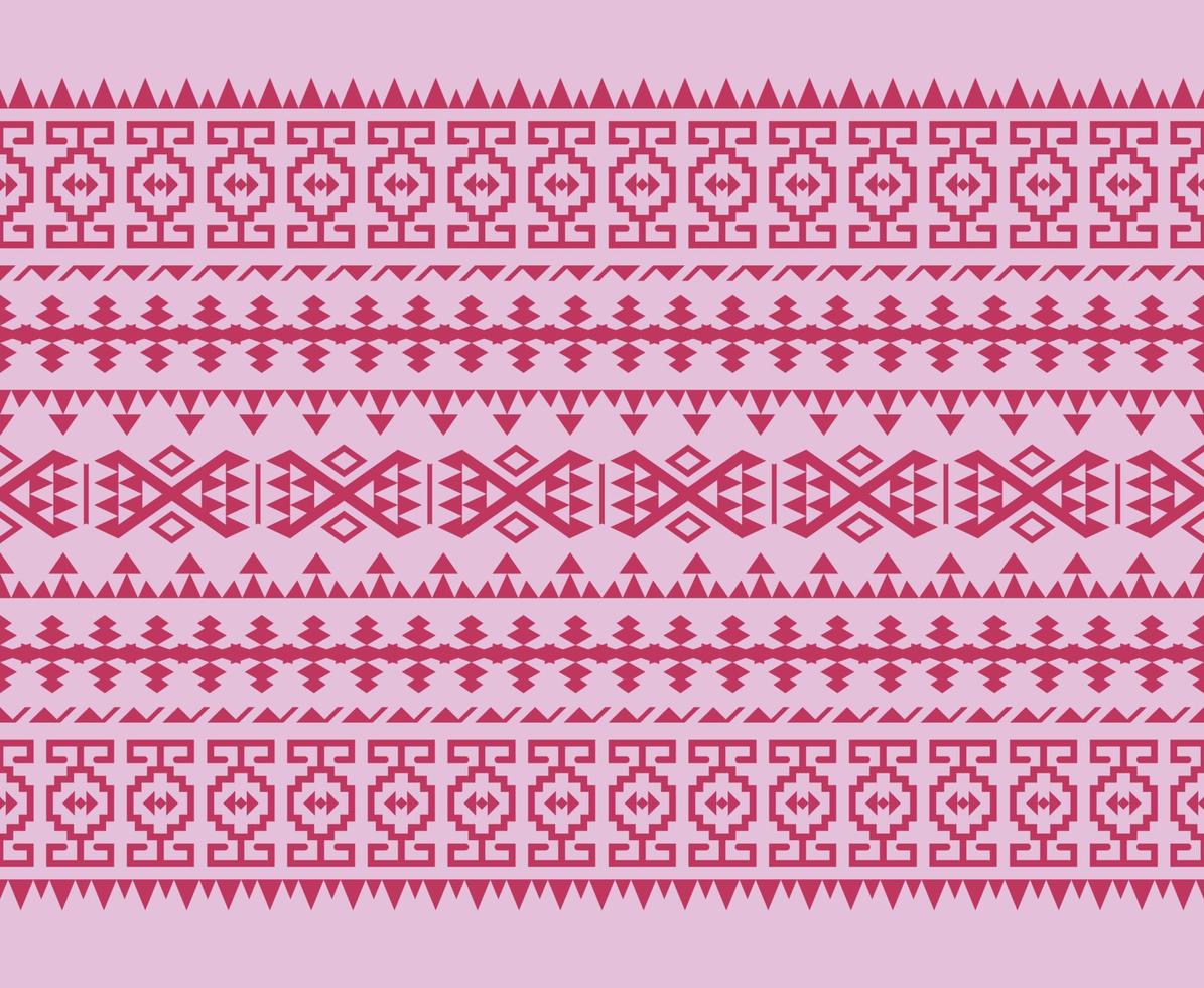 Tribal aztec folk geometric striped seamless pattern. vector