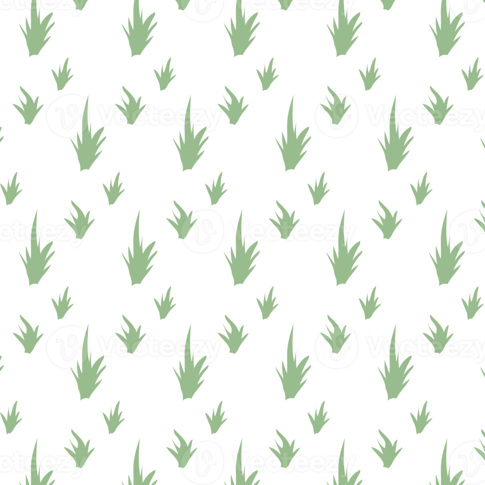 Green leaves pattern on a white background png