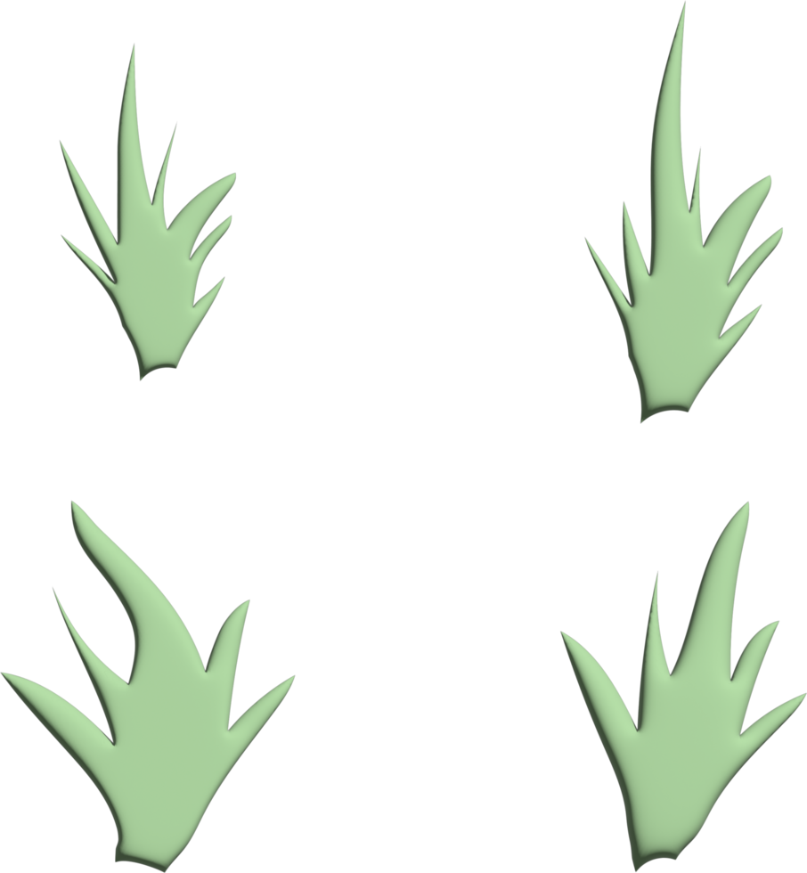 A set of green leaves with the word palm on the left. png