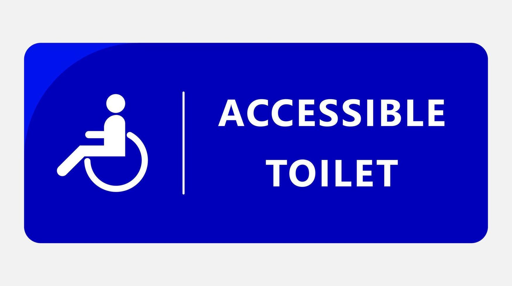 Toilet sign design. Vector Illustration.