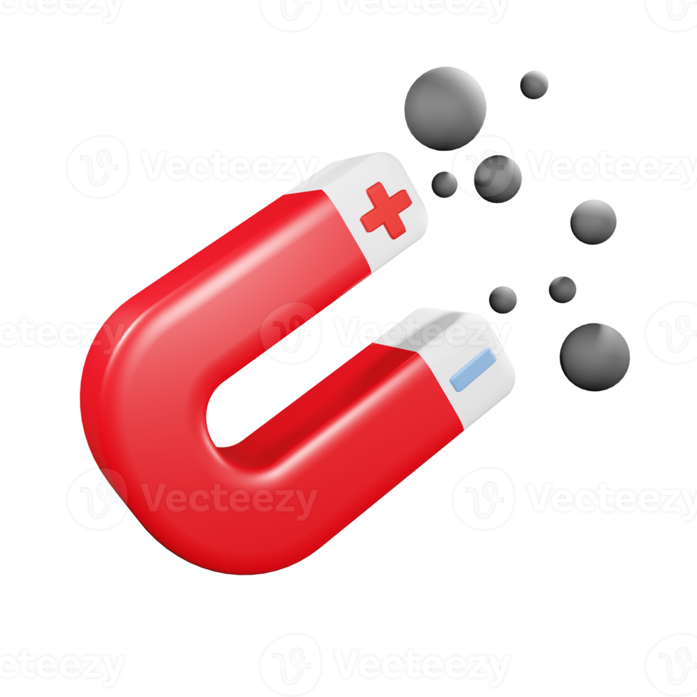 rot und Weiß mit Bälle isoliert auf transparent Hintergrund 3d Illustration png Datei