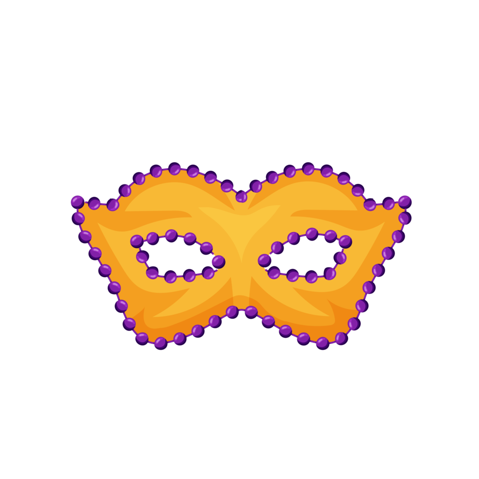 Venetian mask with feathers. mardi gras. mask for carnival, masquerade on a transparent background png