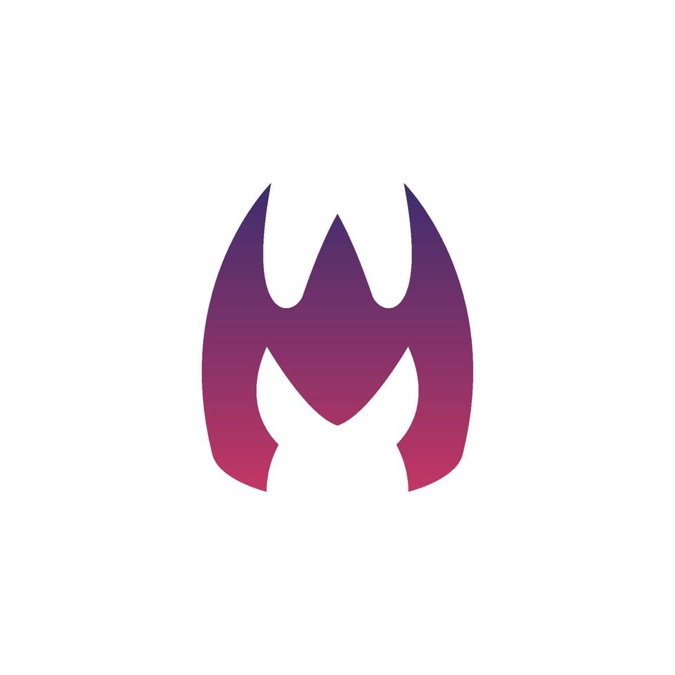 letter M logo . modern cool vector