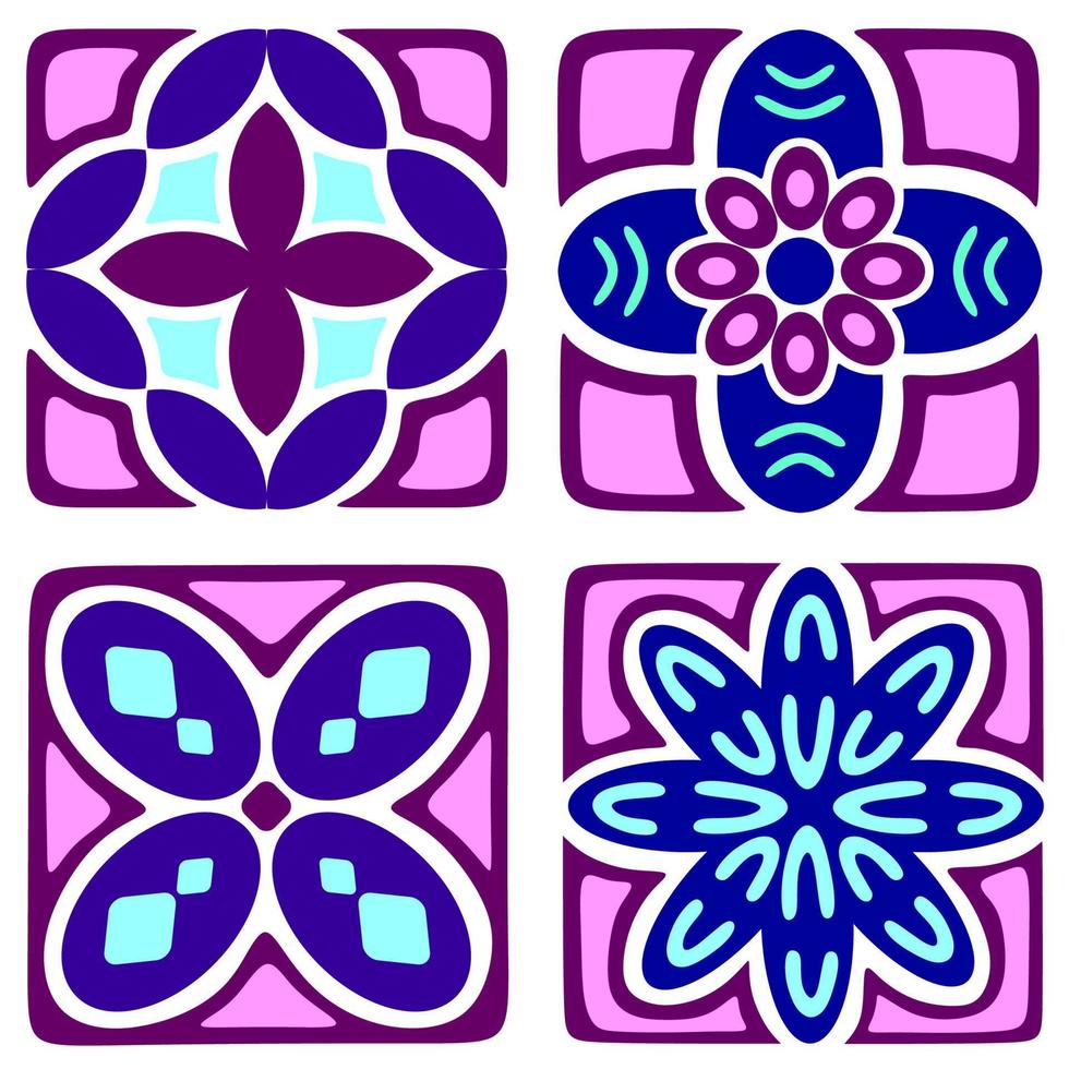 Seamless batik pattern named Kawung or Ceplokan isolated on white background. Traditional Indonesian clothing. Mandala art. Best design for fabric, textile, fashion, wall decor, mural, decoration. vector