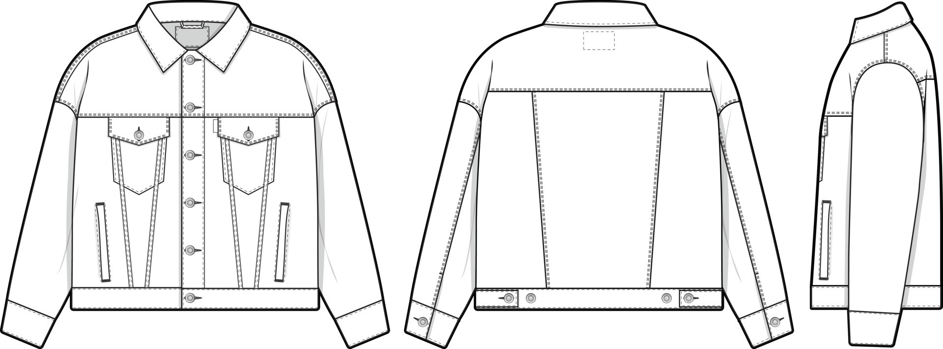 oversized-denim-jacket-classic-all-20716357-vector-art-at-vecteezy