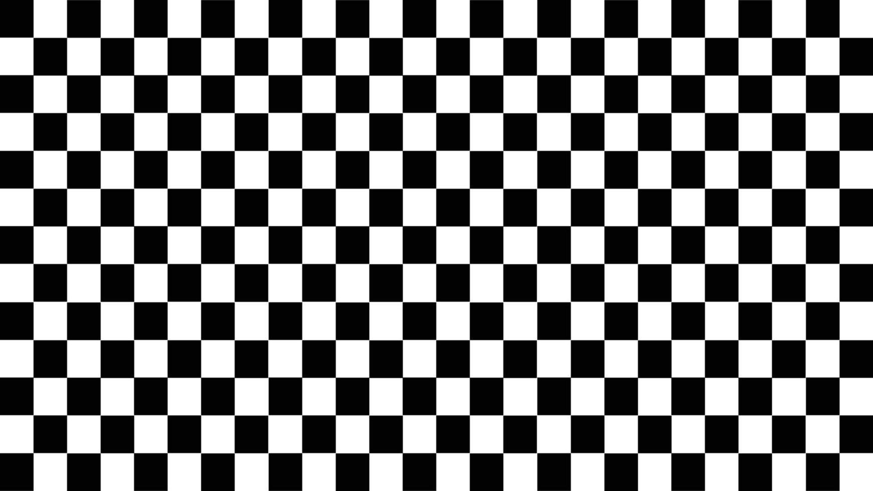 Checkered Black and white background vector illustration