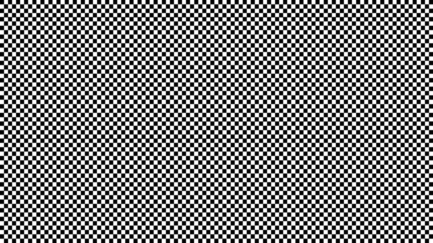 Checkered Black and white background vector illustration