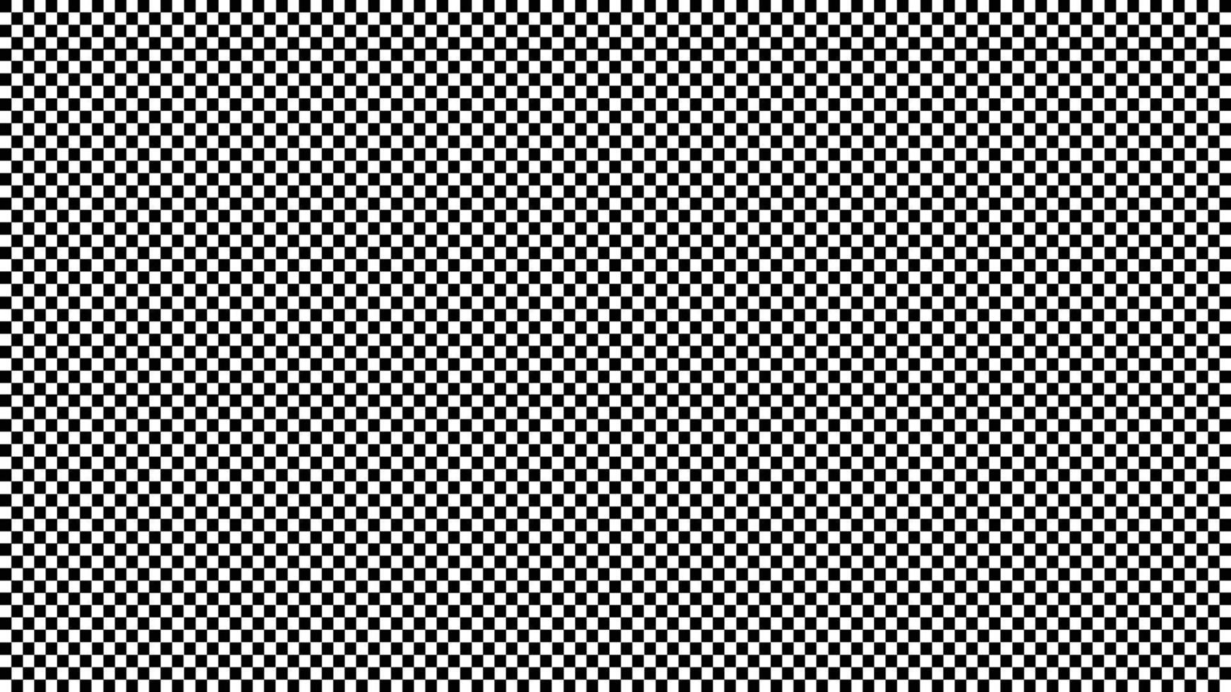 Checkered Black and white background vector illustration