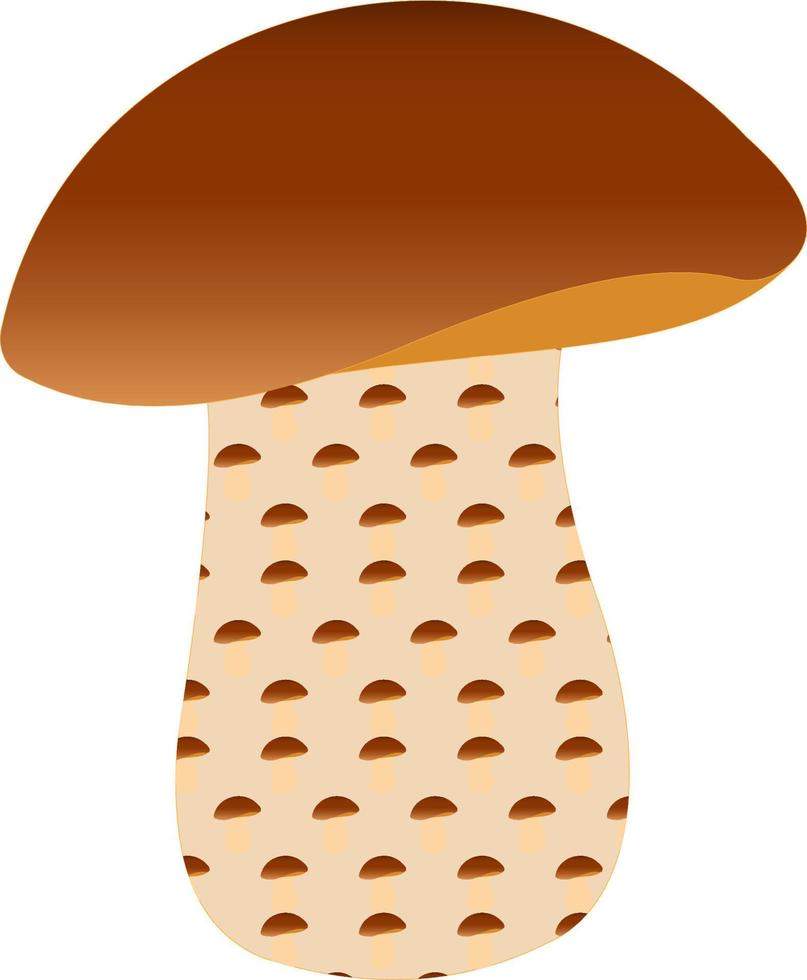 abstract mushrooms with a pattern mushrooms on leg vector