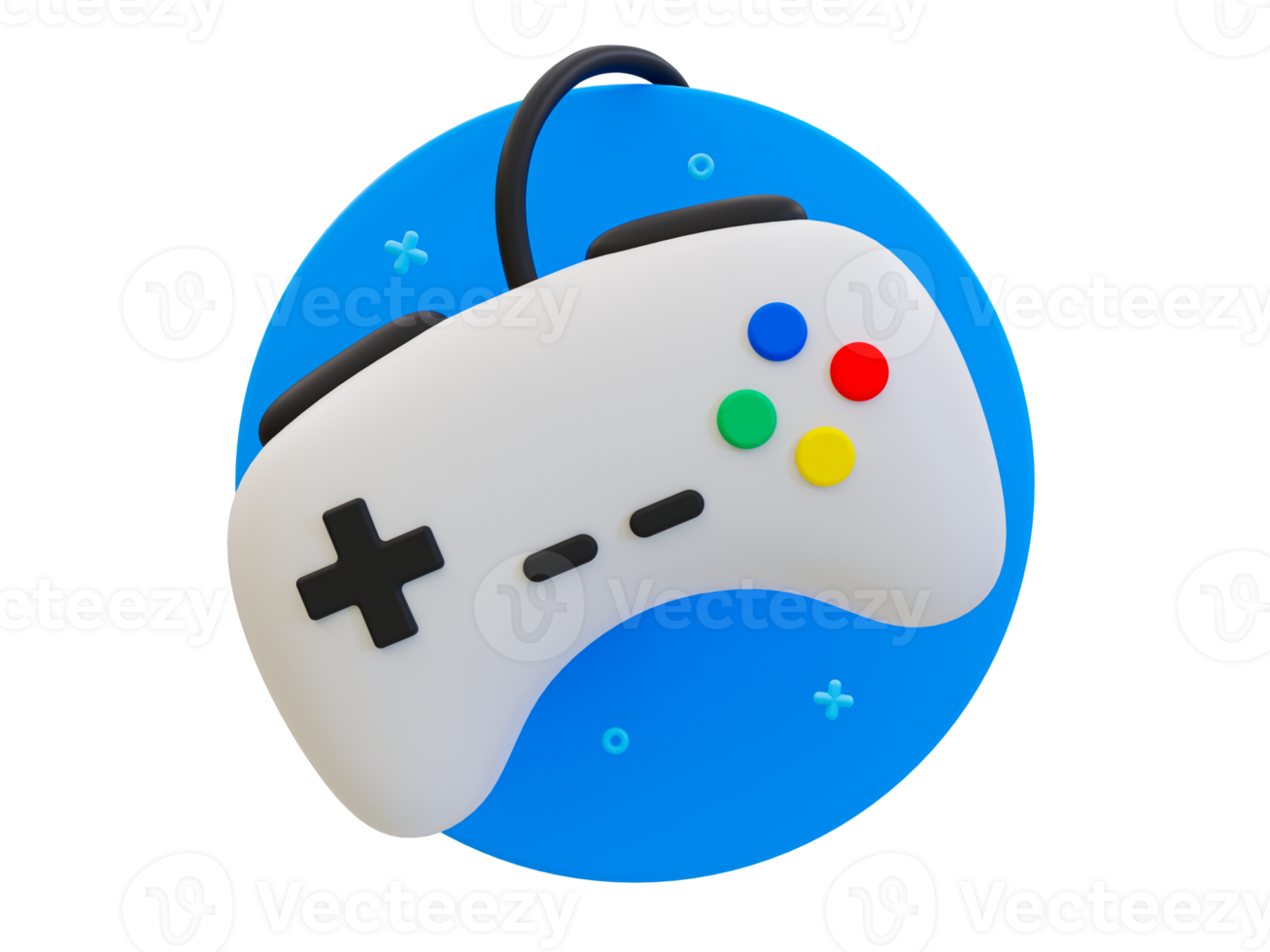 3d minimal Gaming Symbol. Stream modern Games. Wireless Controller Icon. Entertainment section. Game controller sign. 3d illustration. png