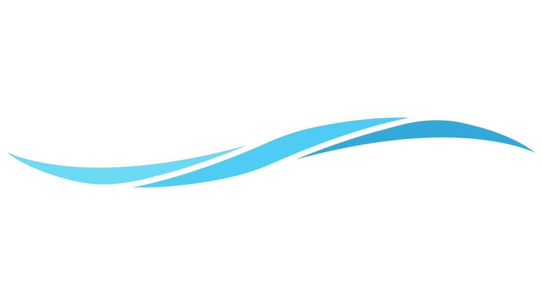 Swish wave swoosh, ocean water nature sea, blue splash bubbles vector