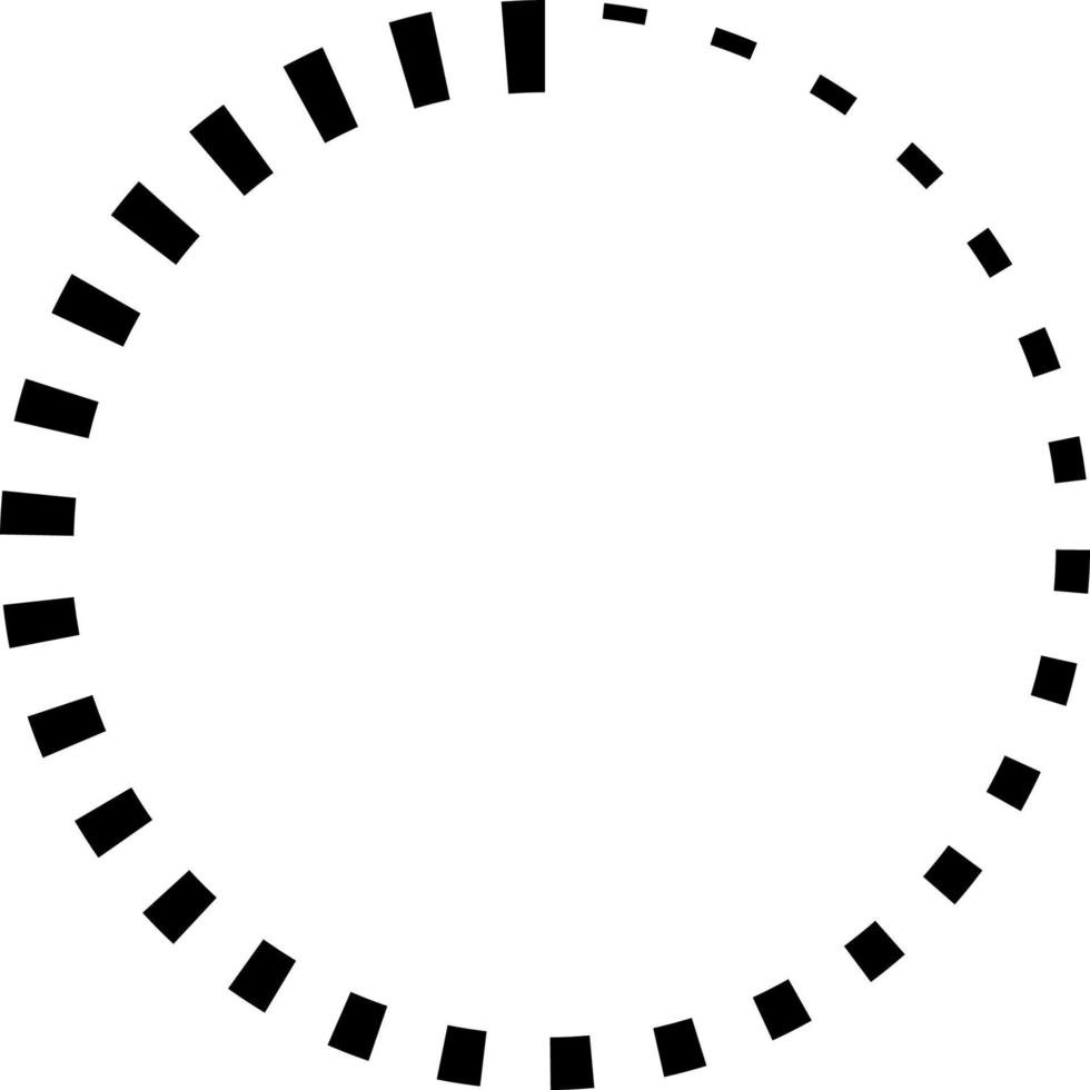 stripes around the circle logo countdown vector