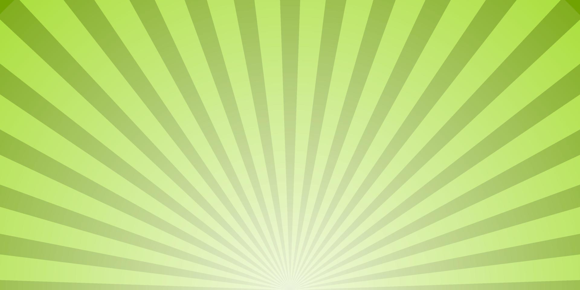 Horizontal green ray watermelon background dawn vector