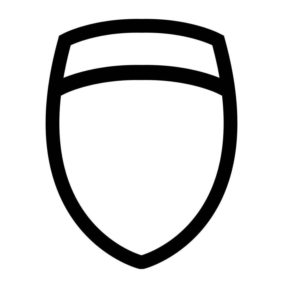Icon template data protection shield for the logo vector
